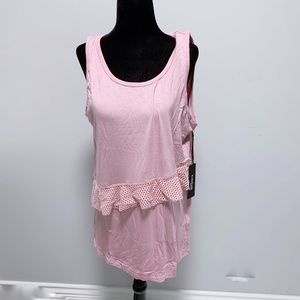 NWT BEBE SPORT - YOGA TOP - L